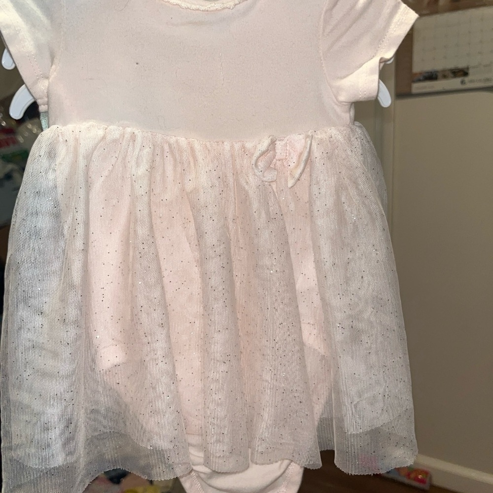 H&M Pink Glittery Kids Casual Dress